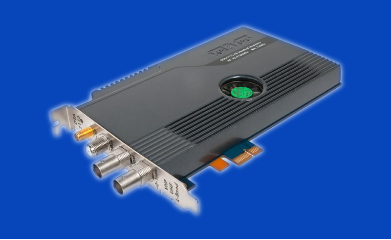 DTU-2115B: karta PCIe, VHF/UHF/SAT modulator, multi-standard