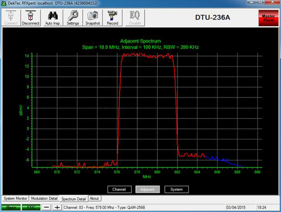 DTC-340 monitoring i analiza sygnałów RF DTV firmy Dektec #2