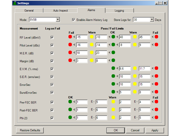 DTC-340 monitoring i analiza sygnałów RF DTV firmy Dektec #4