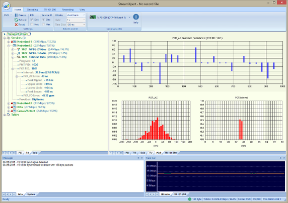 StreamXpert - programowy analizator Strumienia Transportowego firmy Dektec #1