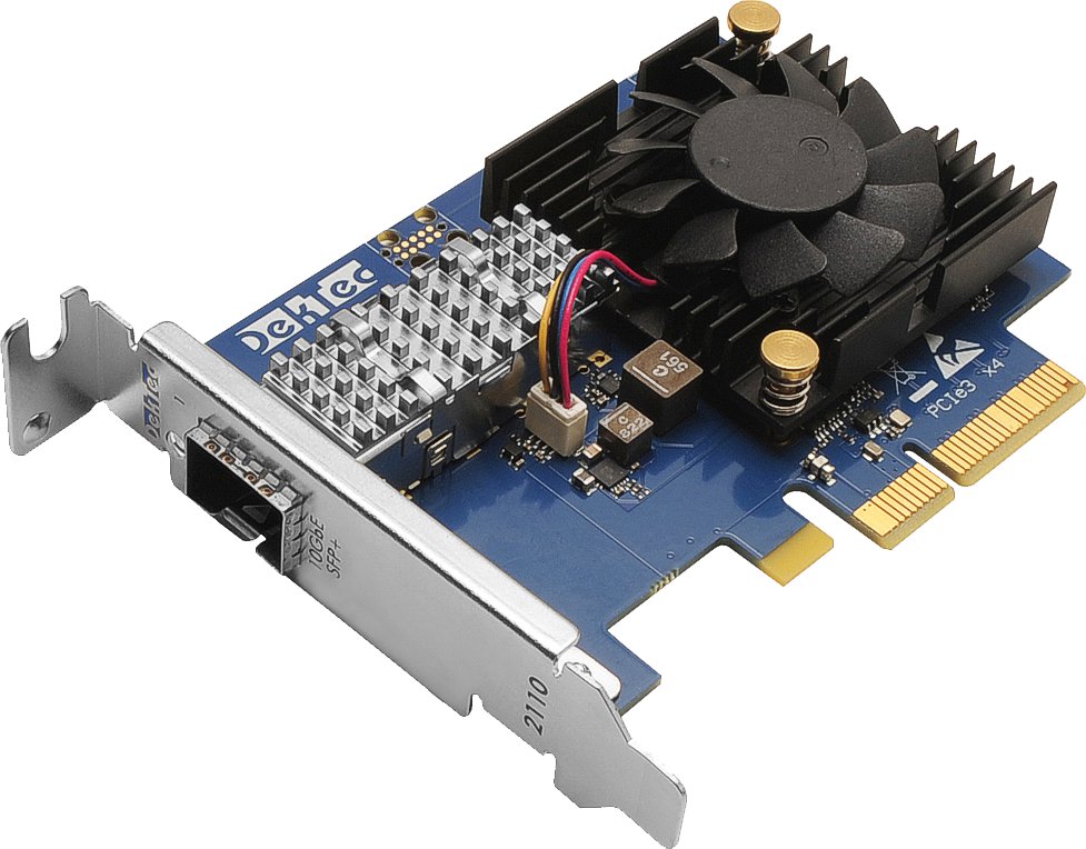 DTA-2110: karta sieciowa 10G Optymalizowana dla standardu SMPTE 2110