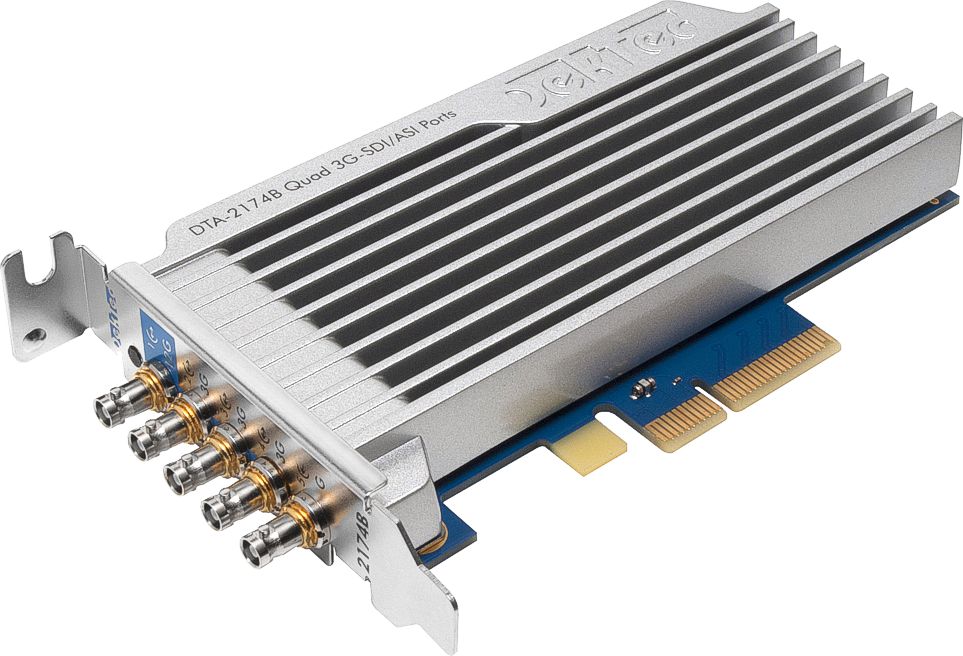 DTA-2174B - Quad 3G-SDI/ASI (1x12G) PCIe