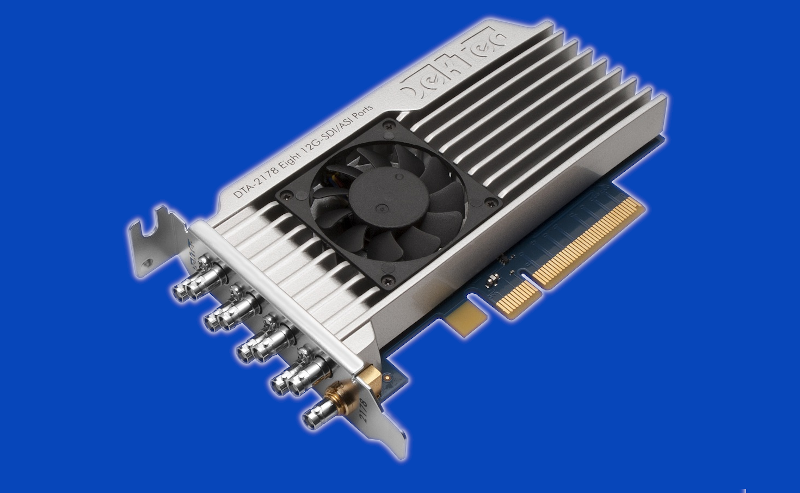 DTA-2178 - karta PCIe, 8 x we/wy ASI/3G-SDI