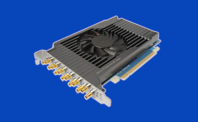 DTA-2179 - karta PCIe, 12 x HD-SDI / ASI + Genlock